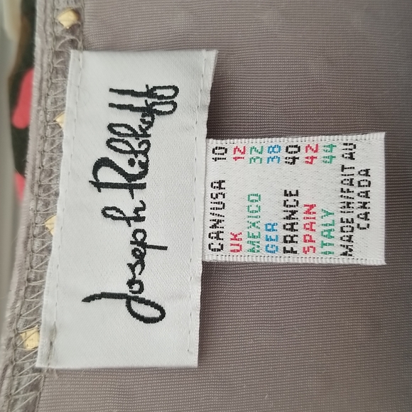 Joseph Ribkoff Studded Velour Side Cinched Dress Size 10 - Picture 9 of 16